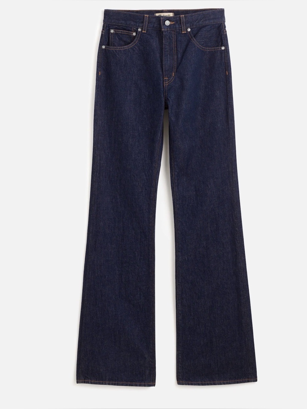 Madewell Dark Indigo High-Rise Wide-Leg Jeans - Picture 7 of 14